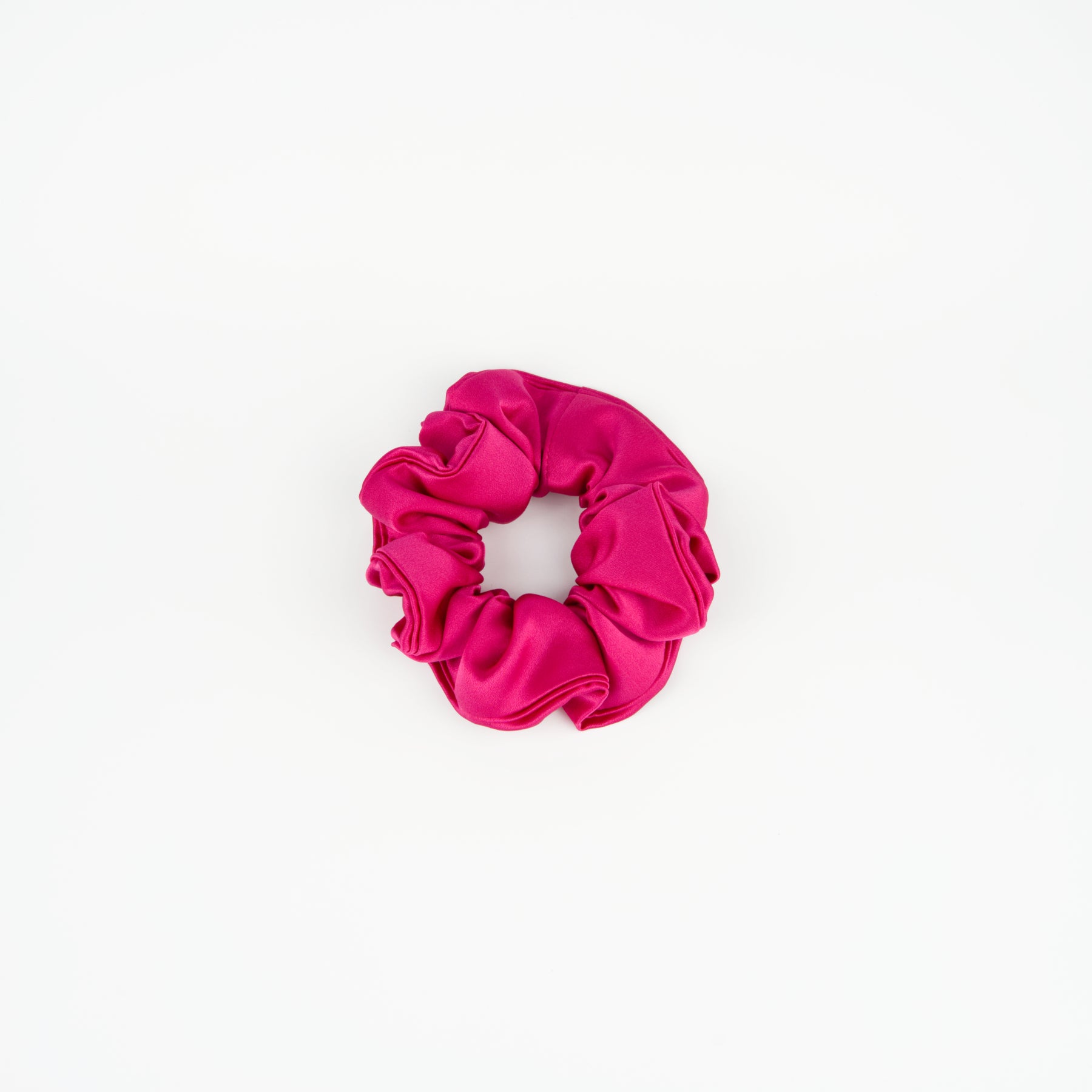 Élastique en soie naturelle en rose fuchsia de luxe pour femme, éclatant pour sublimer votre style
